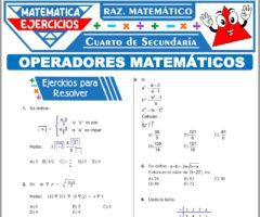 Ejercicios de Razonamiento Matemático para Cuarto de Secundaria