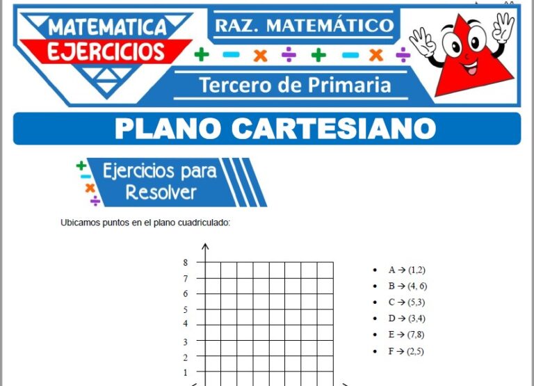 Ejercicios De Plano Cartesiano Para Tercero De Primaria