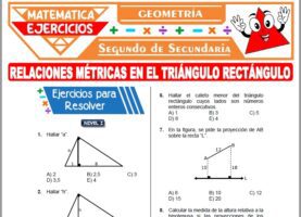 ᐈ Ejercicios de GEOMETRÍA para Segundo de Secundaria
