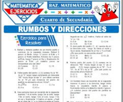 Ejercicios de Razonamiento Matemático para Cuarto de Secundaria