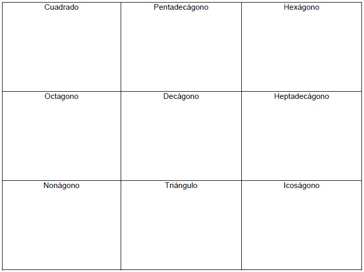 Ejercicios de Polígonos para Cuarto Grado de Primaria