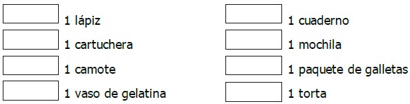 Ejercicios de Medidas de Masa para Segundo Grado de Primaria