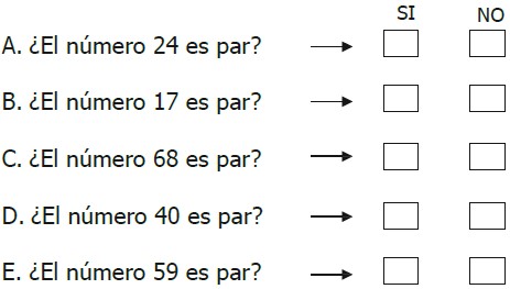 Ejercicios de Números Pares para Segundo Grado de Primaria
