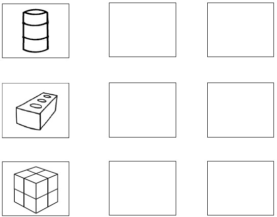 Ejercicios de Los Cuerpos Geométricos para Segundo Grado de Primaria