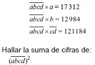 Ejercicios de Criptoaritmetica para Quinto Grado de Secundaria