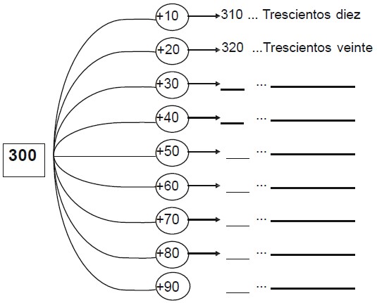 Ejercicios de Contamos los Números Naturales Hasta el 999 para Primer Grado de Primaria