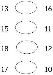 Ejercicios de Anterior y Posterior para Primer Grado de Primaria