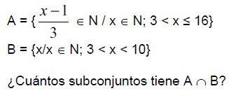 Ejercicios de Relaciones y Operaciones entre Conjuntos para Primer Grado de Secundaria