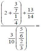 Ejercicios de Fracciones Complejas para Quinto Grado de Primaria