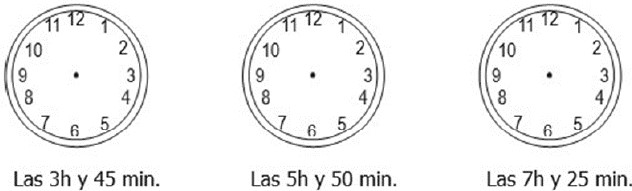 Ejercicios de Tiempo para Segundo Grado de Primaria
