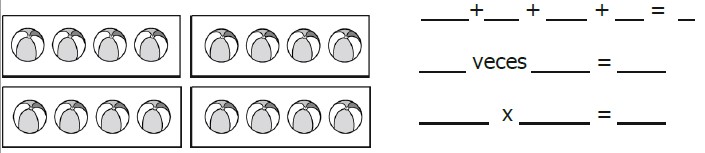 Ejercicios de Multiplicación de Números Naturales para Segundo Grado de Primaria