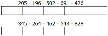 Ejercicios de Orden de los Números Naturales del 500 al 1000 para Segundo Grado de Primaria