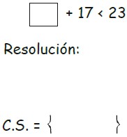 Ejercicios de Inecuaciones para Primer Grado de Primaria