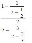 Ejercicios de Fracciones Complejas para Quinto Grado de Primaria