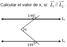 Ejercicios de Ángulos Formados por dos Rectas Paralelas y una Secante para Tercer Grado de Secundaria